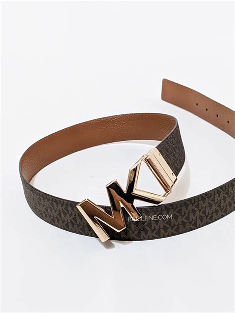 michael kors twist reversible belt|michael kors belt logo.